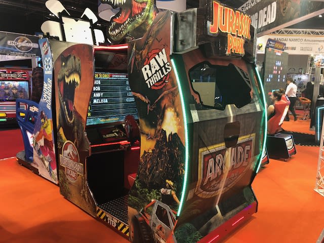 Jurassic Park Raw Thrills Arcade Machine.JPG